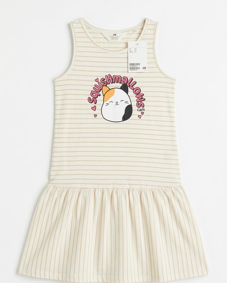 H&M Squishmallows Girls Sleeveless Cotton Frock – Bangladesh Import