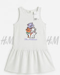 Disney Aristocats Kids Frock - Baby Girl Summer Sleeveless Dress