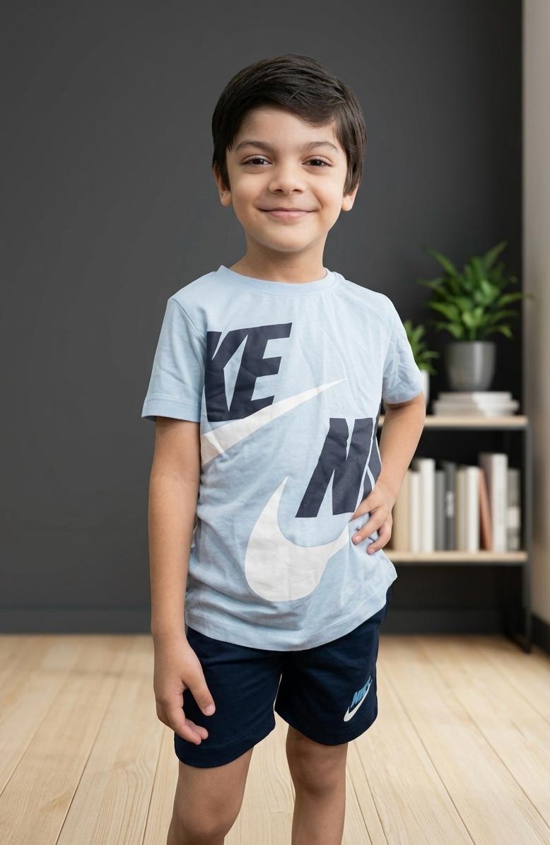 Nike Junior SkyBlue ActiveWear 2-Piece Outfit Imported