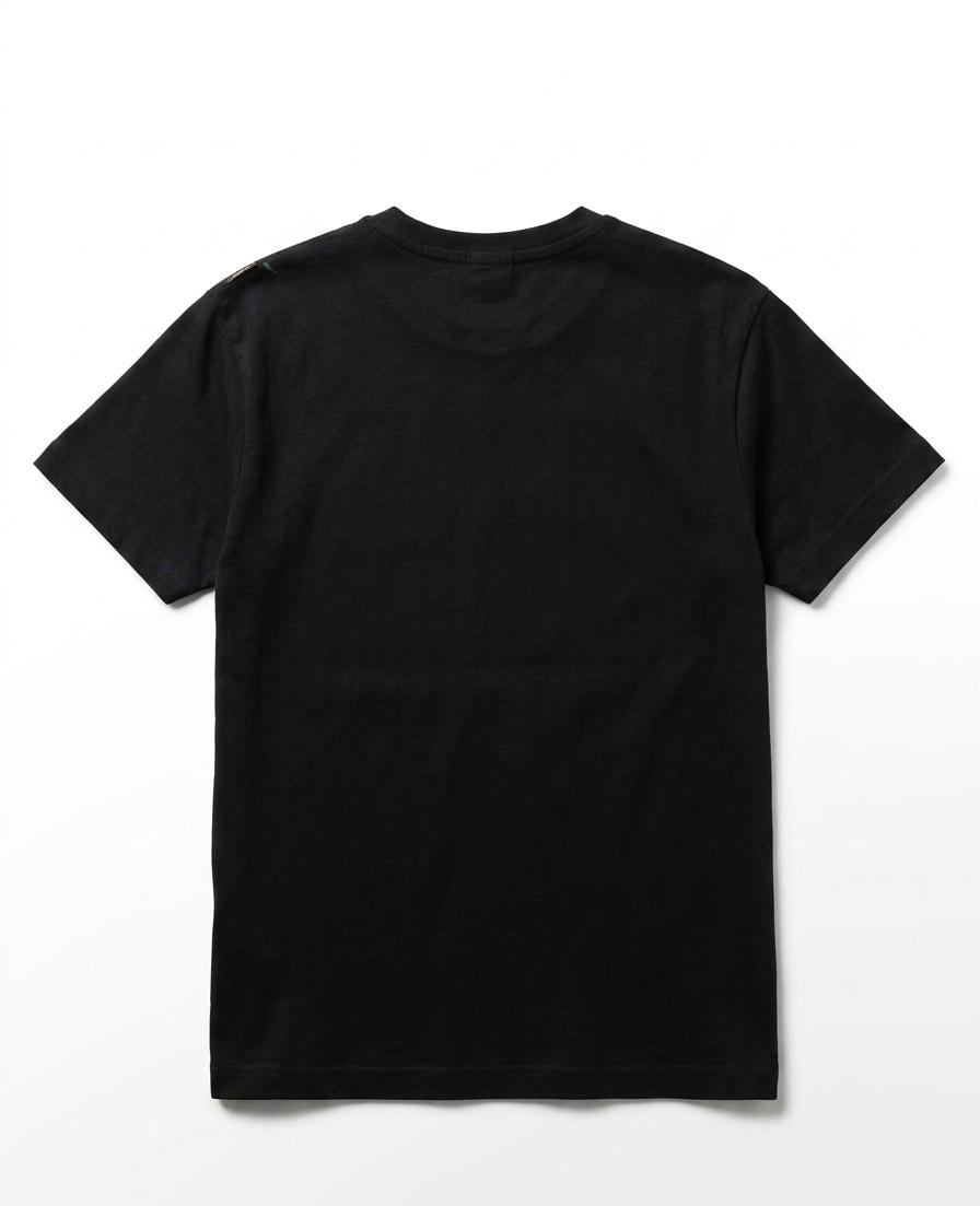 Kids "Cool Vitamin" Neon Summer Graphic Tee – Black