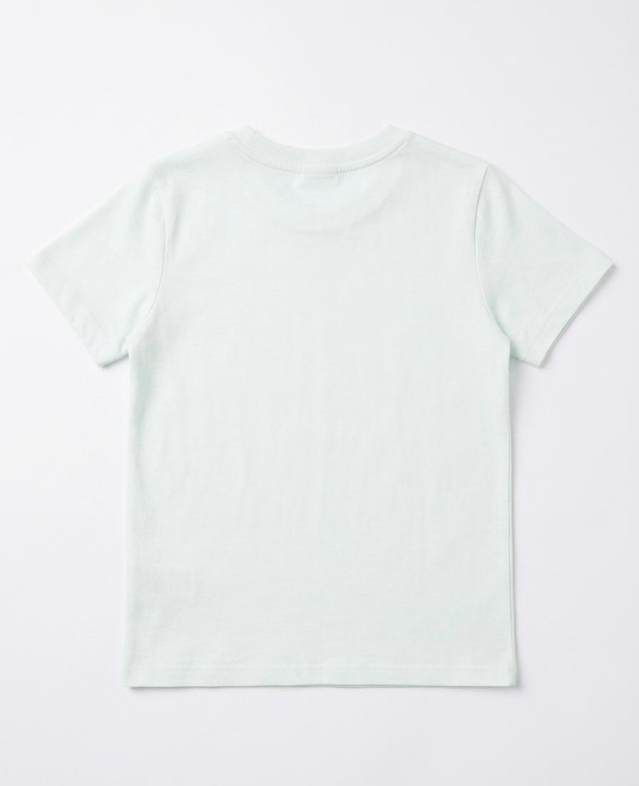 Kids "Ocean Vibes" Premium Cotton Graphic Tee – White